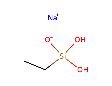 Molecular Structure of 5064-16-4 (Silanetriol, ethyl-, monosodium salt)