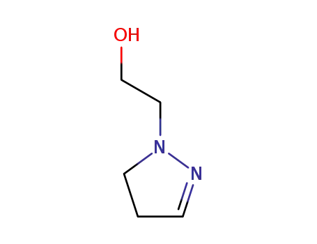 Molecular Structure of 5677-75-8 (2-(4,5-dihydro-1H-pyrazol-1-yl)ethanol(SALTDATA: FREE))