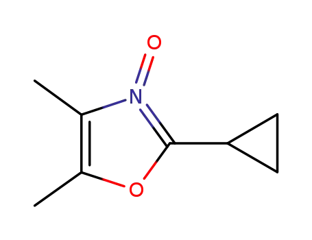 옥사졸, 2-사이클로프로필-4,5-디메틸-, 3-옥사이드(9CI)