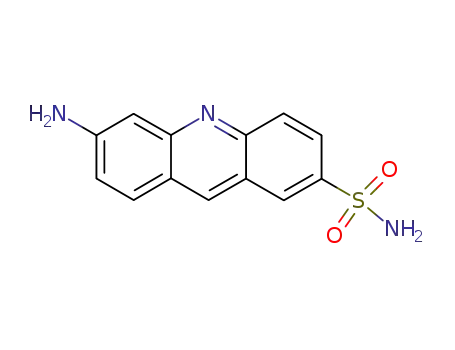 Molecular Structure of 64046-85-1 (6-Amino-2-acridinesulfonamide)