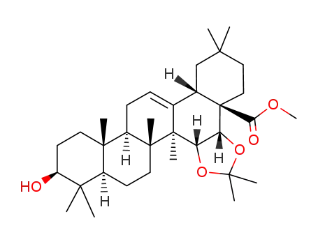 3β- 히드 록시 -15α, 16α-[(1- 메틸에 틸리 덴) 비스 (옥시)] 올린 -12-en-28- 오산 메틸 에스테르
