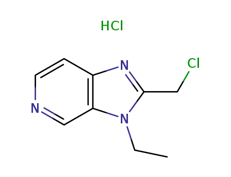 2-(chloromethyl)-3-ethyl-imidazo[4,5-c]pyridine hydrochloride