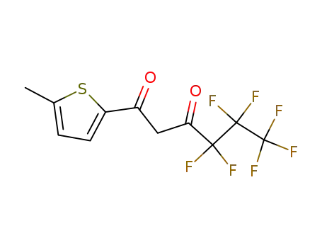 4,4,5,5,6,6,6-Heptafluoro-1-(5-methylthiophen-2-yl)hexane-1,3-dione