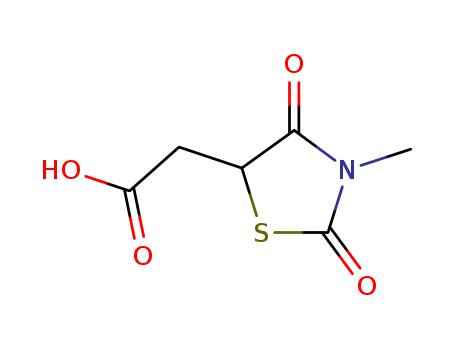 (3-methyl-2,4-dioxo-thiazolidin-5-yl)-acetic acid