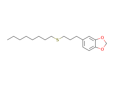 5-(3-octylsulfanylpropyl)benzo[1,3]dioxole cas  5570-95-6
