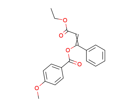 Molecular Structure of 5467-88-9 ([(E)-2-ethoxycarbonyl-1-phenyl-ethenyl] 4-methoxybenzoate)