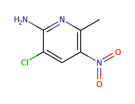 3-chloro-6-methyl-5-nitro-2-Pyridinamine