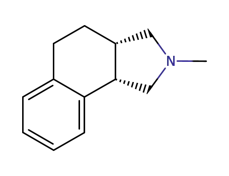 Molecular Structure of 54915-17-2 (2-methyl-2,3,3a,8,9,9b-hexahydro-1H-benzo[e]isoindole)
