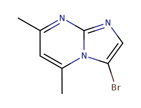 Best price/ 3-Bromo-5,7-dimethylimidazo[1,2-a]pyrimidine  CAS NO.6840-20-6