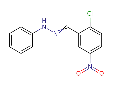 N-(2-CHLORO-5-NITRO-BENZYLIDENE)-N'-PHENYL-HYDRAZINE