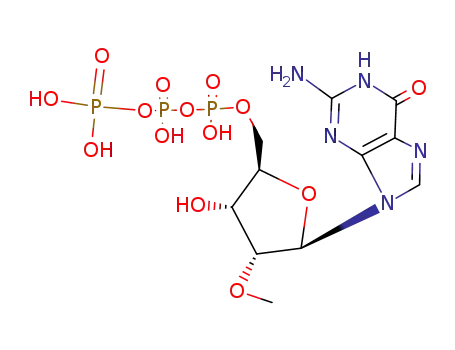 Molecular Structure of 61556-44-3 (2'-O-methylguanosine 5'-triphosphate)