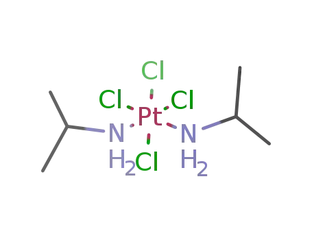 Molecular Structure of 62928-45-4 (tetrachloroplatinum(2+) bis(propan-2-ylazanide))