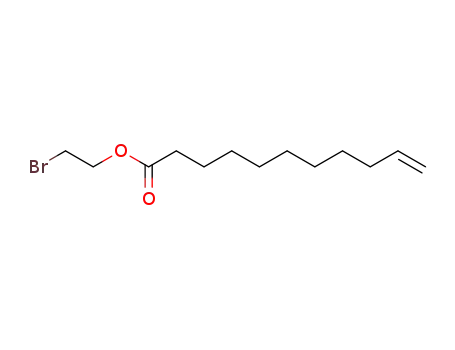 Molecular Structure of 5406-62-2 (2-bromoethyl undec-10-enoate)