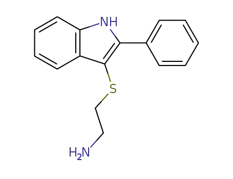2-[(2-페닐-1H-인돌-3-일)티오]에탄아민