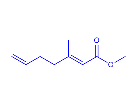 Molecular Structure of 62185-61-9 (3-Methyl-2,6-heptadienoic acid methyl ester)