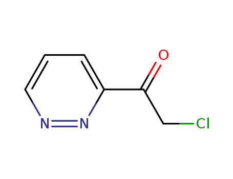 Ethanone, 2-chloro-1-(3-pyridazinyl)- (9CI)
