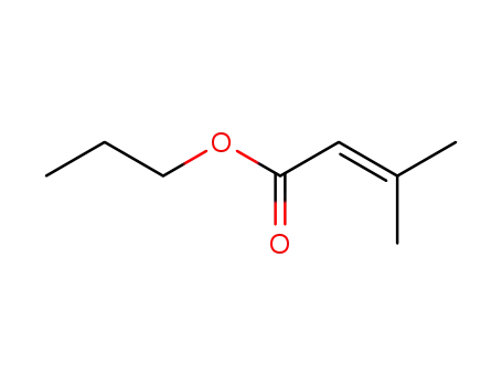 Molecular Structure of 56922-71-5 (3-Methyl-2-butenoic acid, propyl ester)