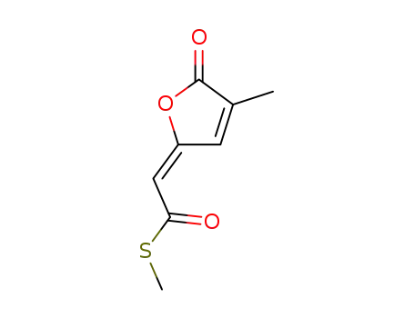 S-methyl (E)-4-methyl-5-oxo-2,5-dihydrofuran-2-ylideneethanethioate