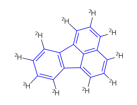 Molecular Structure of 93951-69-0 (FLUORANTHENE-D10)