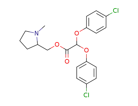 Molecular Structure of 54063-27-3 (Biclofibrate)
