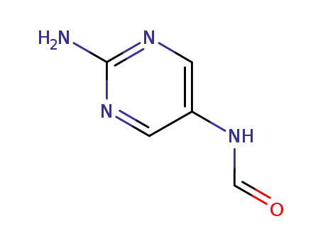 Molecular Structure of 52767-95-0 (Formamide, N-(2-amino-5-pyrimidinyl)- (9CI))