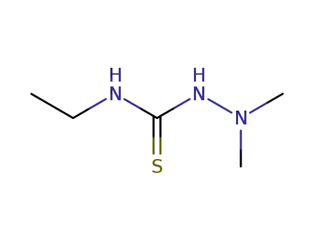 Molecular Structure of 6297-31-0 (N-ethyl-2,2-dimethylhydrazinecarbothioamide)