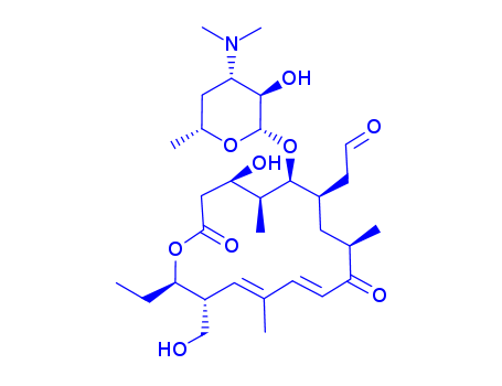Tylonolide, 5-O-(3,4,6-trideoxy-3-(dimethylamino)-beta-D-glucopyranosyl)-