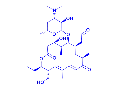 Molecular Structure of 80240-61-5 (4'-deoxymycaminosyltylonolide)