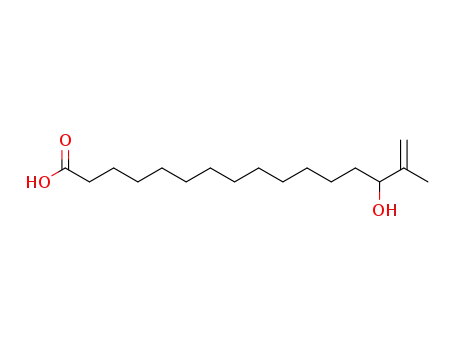 15-Hexadecenoic acid, 14-hydroxy-15-methyl-