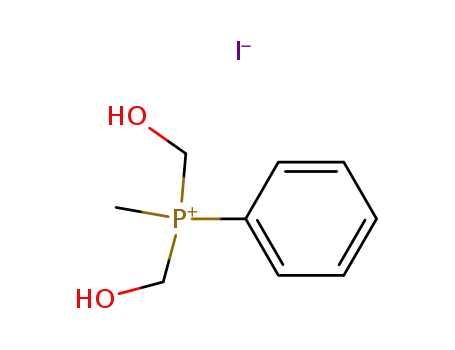 Molecular Structure of 85684-36-2 (Bis(hydroxymethyl)methylphenylphosphonium iodide)