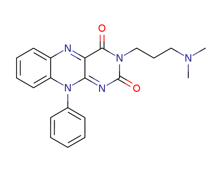 Benzo[g]pteridine-2,4(3H,10H)-dione,3-[3-(dimethylamino)propyl]-10-phenyl- cas  72900-23-3