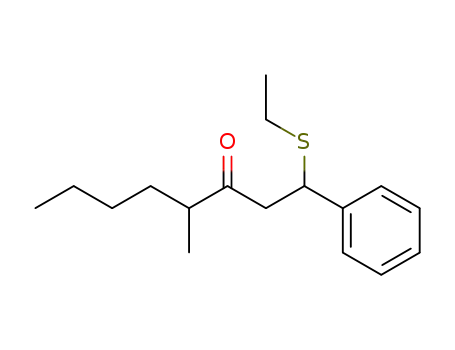 1-(ethylsulfanyl)-4-methyl-1-phenyloctan-3-one
