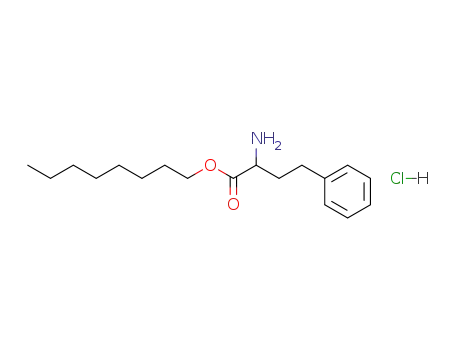 Molecular Structure of 87253-06-3 (octyl 2-amino-4-phenylbutanoate hydrochloride)