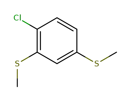 Molecular Structure of 78987-58-3 (2,4-BIS(METHYLTHIO)-1-CHLOROBENZENE)