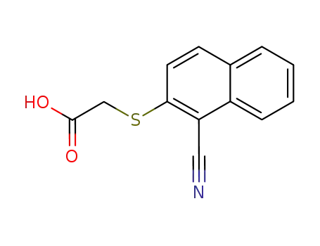 (1-cyano-[2]naphthylsulfanyl)-acetic acid