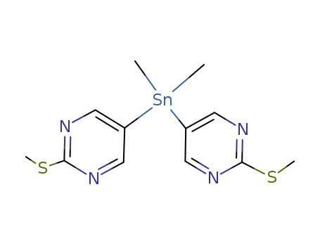 dimethylbis-(2-methylthiopyrimidin-5-yl)tin