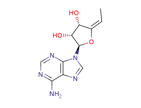 9-[(4E)-5,6-Dideoxyhex-4-enofuranosyl]-9H-purin-6-amine
