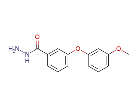 Molecular Structure of 850350-02-6 (1-(3-METHOXYPHENOXY)BENZENE-3-CARBOHYDRAZIDE)
