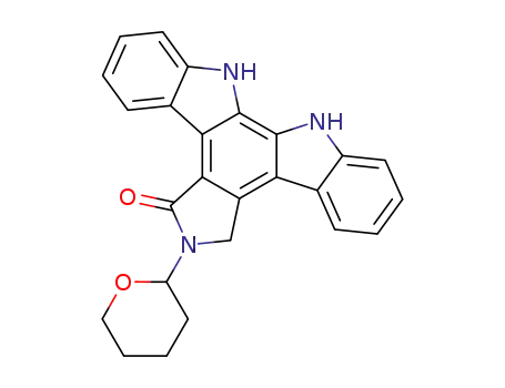 6-(tetrahydropyran-2-yl)-12,13-dihydro-7H-indolo<2,3-a>pyrrolo<3,4-c>carbazole