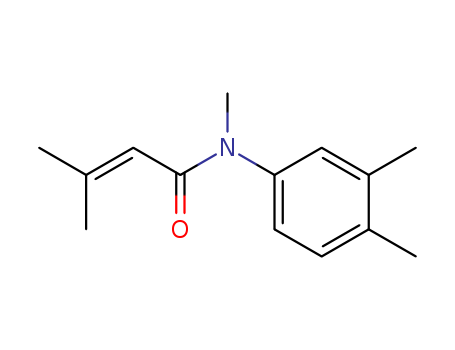 N-(3,4-dimethylphenyl)-N,3-dimethyl-but-2-enamide