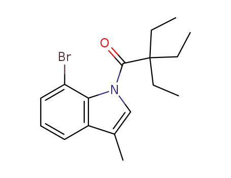 7-bromo-1-(2,2-diethylbutanoyl)-3-methylindole