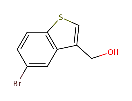 Molecular Structure of 852180-52-0 ((5-BROMO-3-BENZO[B]THIENYL)METHANOL)