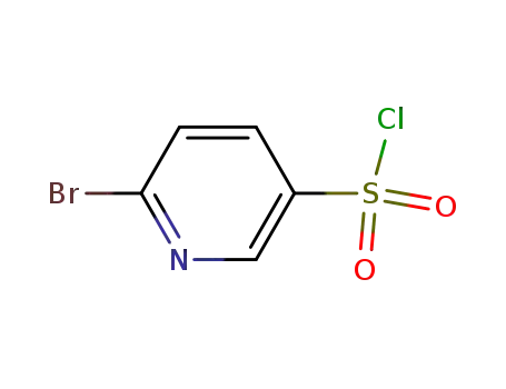 Molecular Structure of 886371-20-6 (6-BROMO-PYRIDINE-3-SULFONYL CHLORIDE)