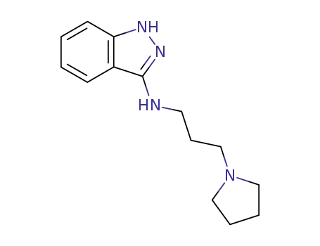 1H-Indazol-3-amine, N-(3-(1-pyrrolidinyl)propyl)-