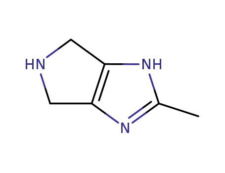 Molecular Structure of 885281-10-7 (2-METHYL-1,4,5,6-TETRAHYDRO-PYRROLO[3,4-D]IMIDAZOLE)