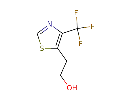 Molecular Structure of 69439-09-4 (5-(2-HYDROXYETHYL)-4-(TRIFLUOROMETHYL)THIAZOLE)