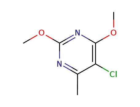 Molecular Structure of 7752-69-4 (5-CHLORO-2,4-DIMETHOXY-6-METHYLPYRIMIDINE)