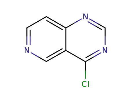 Molecular Structure of 89583-92-6 (Pyrido[4,3-d]pyrimidine, 4-chloro-)