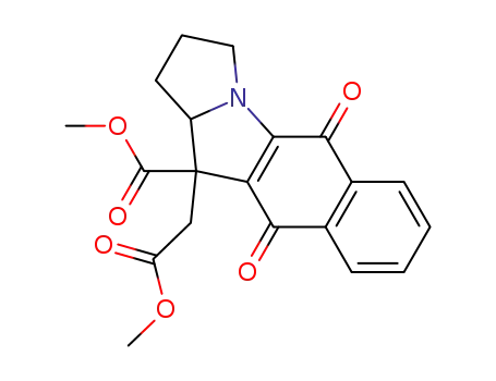 methyl 11-(2-methoxy-2-oxoethyl)-5,10-dioxo-2,3,5,10,11,11a-hexahydro-1H-benzo[f]pyrrolo[1,2-a]indole-11-carboxylate
