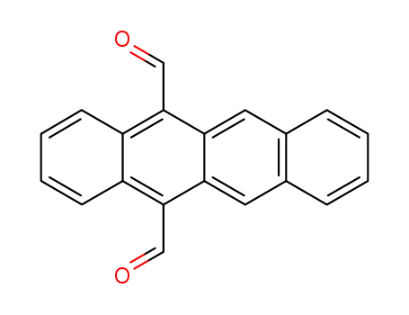Molecular Structure of 71440-79-4 (NAPHTHACENE-5,12-DICARBOXALDEHYDE)
